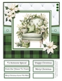 A Christmas Medley - Green #2 8x8 Quick Card Design 4
