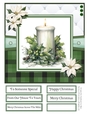 A Christmas Medley - Green #2 8x8 Quick Card Design 6