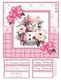 A Christmas Medley - Pink #1 8x8 Quick Card Design 2