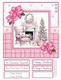 A Christmas Medley - Pink #2 8x8 Quick Card Design 1