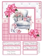 A Christmas Medley - Pink #2 8x8 Quick Card Design 3