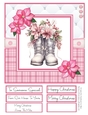 A Christmas Medley - Pink #2 8x8 Quick Card Design 6
