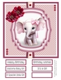 Meet Eliza and Friends 8x8 Quick Card Design 1