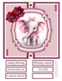 Meet Eliza and Friends 8x8 Quick Card Design 2