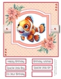 Little Baby Sea Creatures 8x8 Quick Card - Design 3