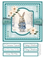 Winter Bunny 8x8 Quick Card - Design 6
