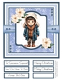 Little Winter Boys 8x8 Quick Card - Design 1
