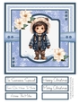 Little Winter Boys 8x8 Quick Card - Design 3