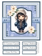 Little Winter Boys 8x8 Quick Card - Design 4