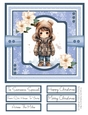 Little Winter Boys 8x8 Quick Card - Design 5