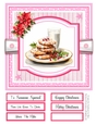 Christmas Eve Cookies 8x8 Quick Card - Design 2