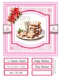 Christmas Eve Cookies 8x8 Quick Card - Design 4