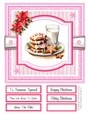 Christmas Eve Cookies 8x8 Quick Card - Design 5