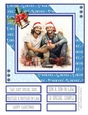 Two Special Guys at Christmas 8x8 Quick Card - Design 1