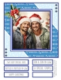 Two Special Guys at Christmas 8x8 Quick Card - Design 6