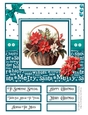 Christmas Basket 8x8 Quick Card - Design 1