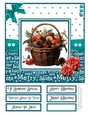 Christmas Basket 8x8 Quick Card - Design 5