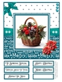 Christmas Basket 8x8 Quick Card - Design 6