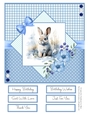 Winter Wildlife 8x8 Quick Card Design 2