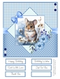 Winter Wildlife 8x8 Quick Card Design 3