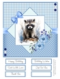Winter Wildlife 8x8 Quick Card Design 6