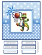 Slam Dunk Dinos 8x8 Quick Card - Design 1