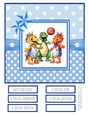 Slam Dunk Dinos 8x8 Quick Card - Design 2