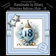 Milestone Balloons Male 18