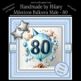 Milestone Balloons Male 80