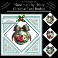 Christmas Floral Baubles