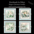 Elegant Christmas Candles - 8x8 Card Front Bumper Kit