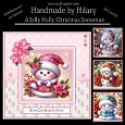 A Jolly Holly Christmas Snowman