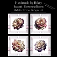 Beautiful Blossoming Blooms - 8x8 Card Fronts