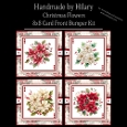 Christmas Flowers - 8x8 Card Fronts