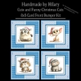 Cute and Funny Christmas Cats - 8x8 Card Fronts