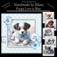 Puppy Love in Blue