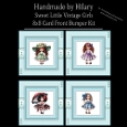 Sweet Little Vintage Girls - 8x8 Card Fronts