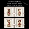 Vintage Fairies and Flowers - 8x8 Card Fronts