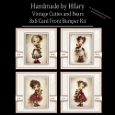 Vintage Cuties and Bears - 8x8 Card Fronts