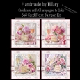 Celebrate with Champagne and Cake - 8x8 Card Fronts