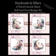 A Floral Crescent Moon - 8x8 Card Fronts