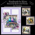 Beautiful Birds and Florals - 5x7 Version