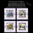 Beautiful Birds and Florals - 8x8 Card Fronts