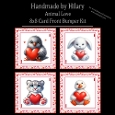 Animal Love - 8x8 Card Fronts