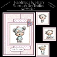 Valentines Day Teddies - 5x7 Version