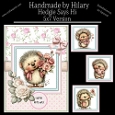 Hedgie Says Hi - 5x7 Version