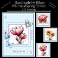 Whimsical Spring Flowers - 5x7 Version