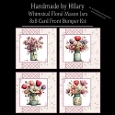 Whimsical Floral Mason Jars - 8x8 Card Fronts