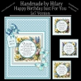 Happy Birthday Just For You - 5x7 Version