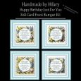 Happy Birthday Just For You - 8x8 Card Fronts
